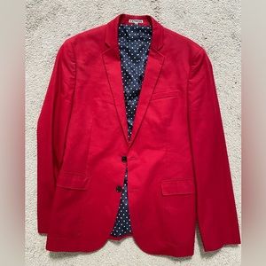 Men’s express photographer red blazer 42R
